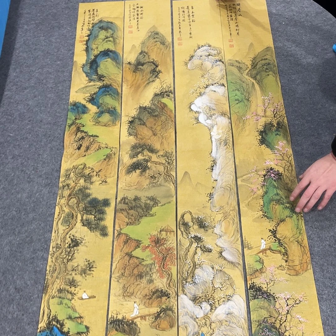 国画今天上午国画作品展示