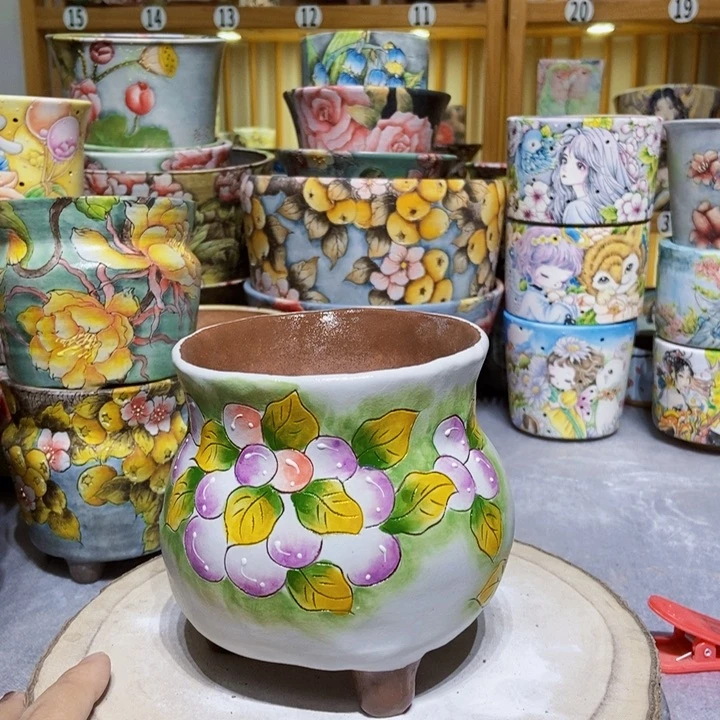 景德镇艺术手绘作品