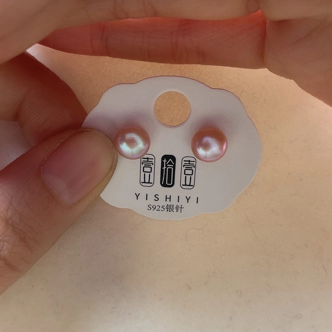 淡水珍珠耳饰未镶嵌