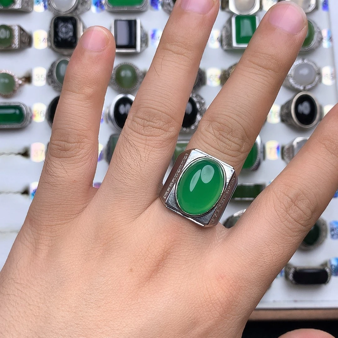 玛瑙/玉髓合金戒指