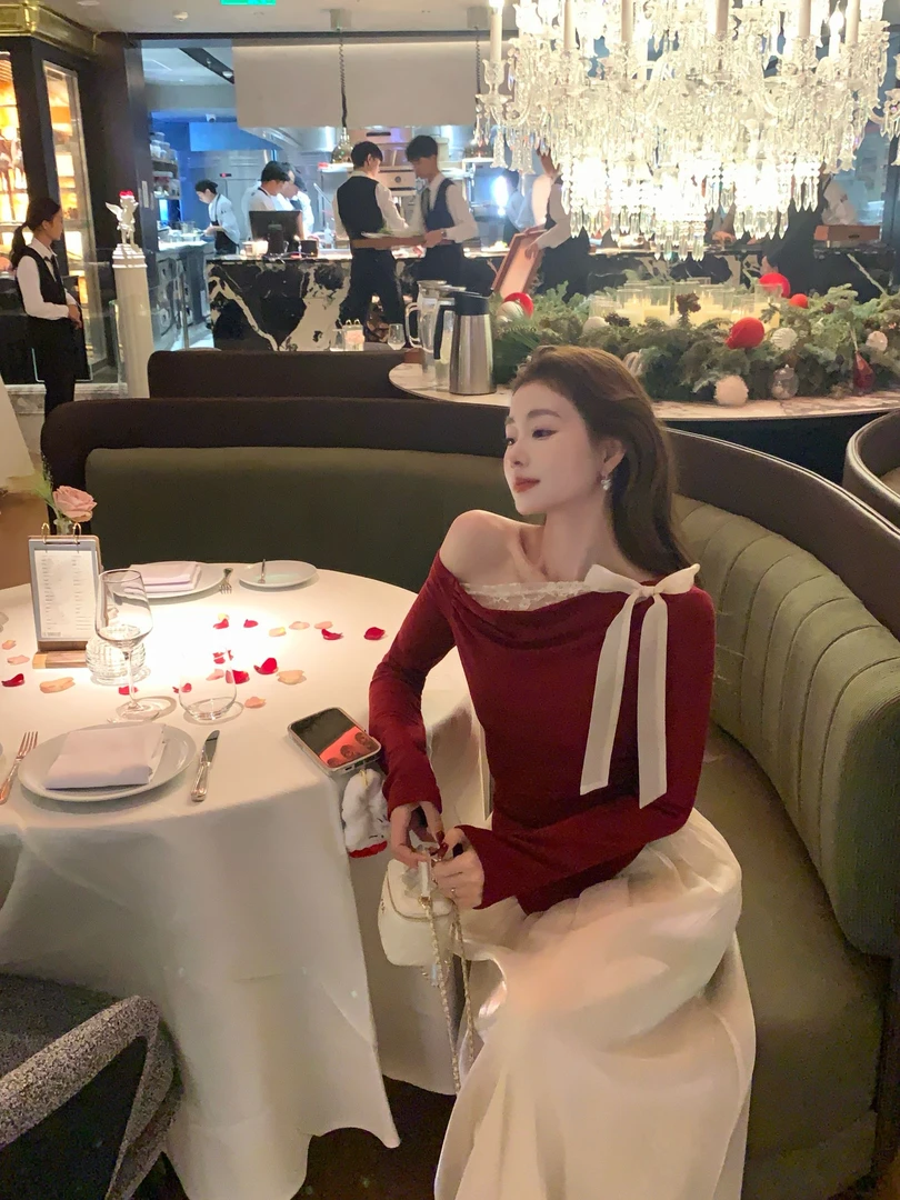 EIA一尧【德鲁纳契约】上衣韩系纯欲温柔显瘦气质蝴蝶结蕾丝设计感