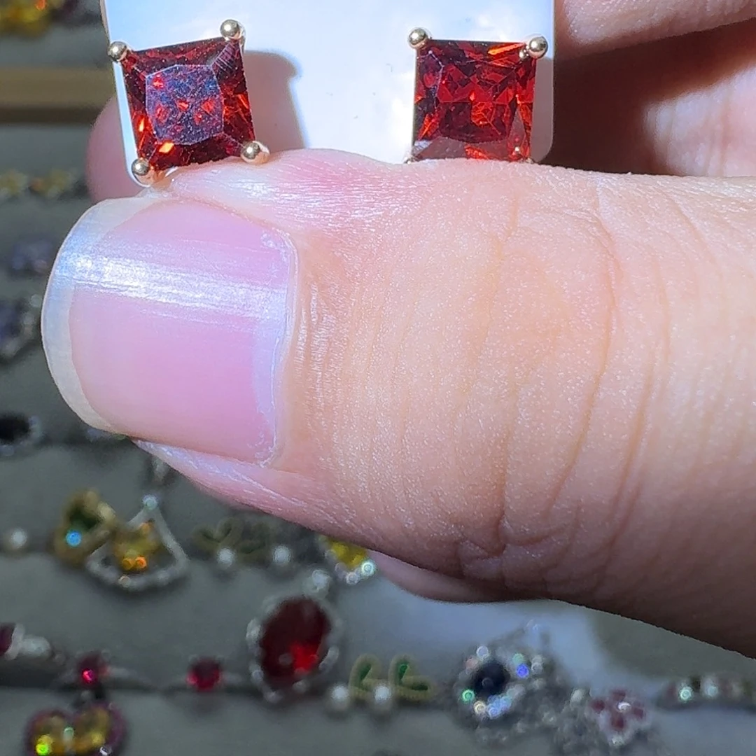 水晶戒指银S925镶嵌