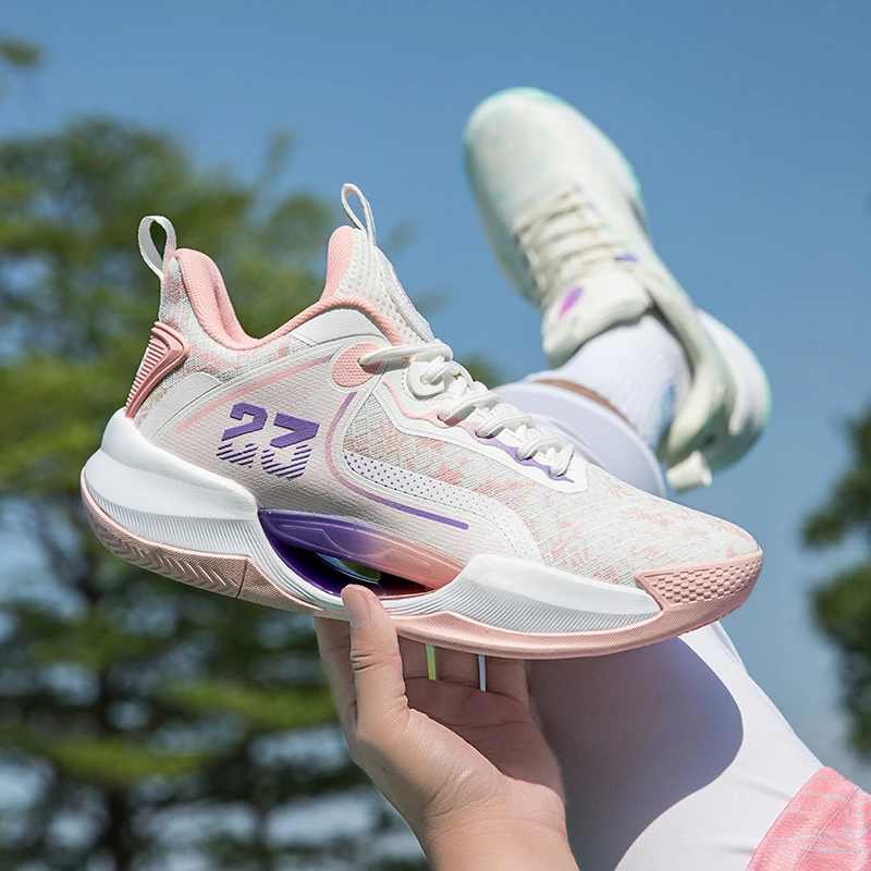 新款男鞋潮流运动篮球鞋情女男球鞋专业男篮运动透气耐磨鞋防滑鞋