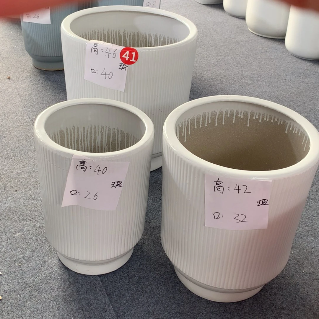 高温陶瓷花盆微瑕