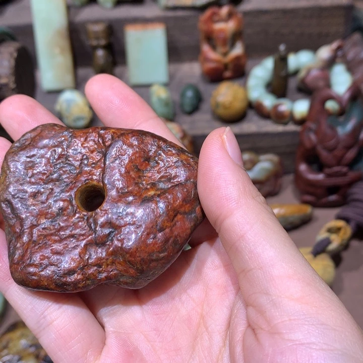 岫岩河磨玉（透闪石质玉）未镶嵌挂件