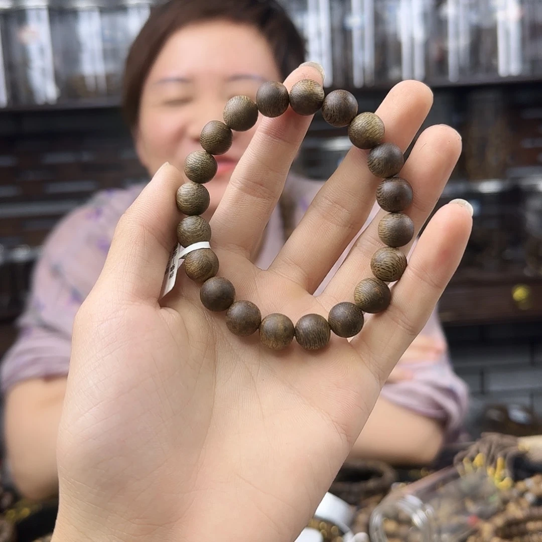手串沉香奇楠沉香圆珠单圈多样性发一