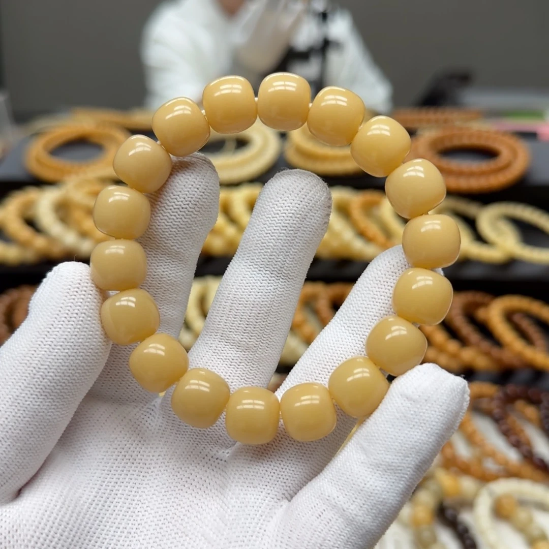 菩提根/象牙果手串12×13 8-10年 鬼工