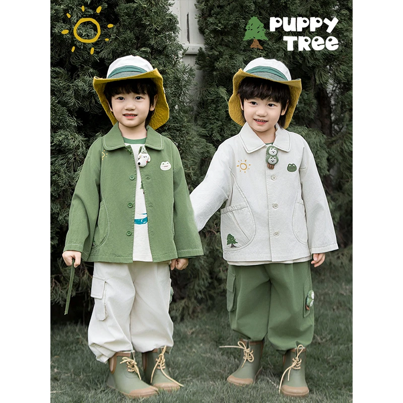 【25年春二波】活力休闲原创设计 100天然棉 外套春日游记系列N5723