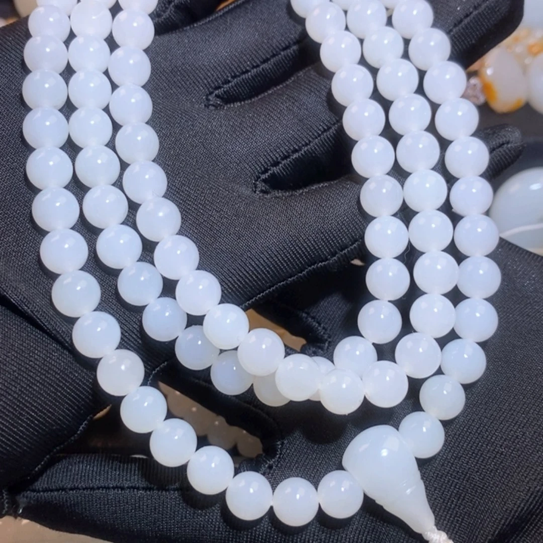 野***狼和田玉未镶嵌手链