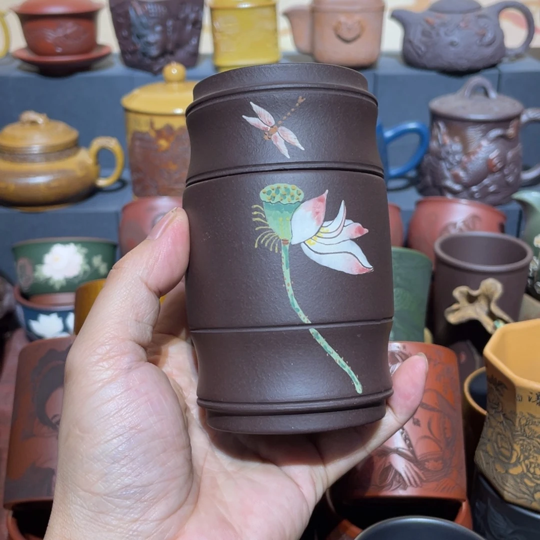 原矿紫砂手工主人杯