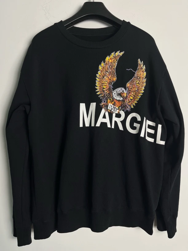 未使用 Maison Margiela/梅森马吉拉 M/马吉拉黑色卫衣/05470/JP