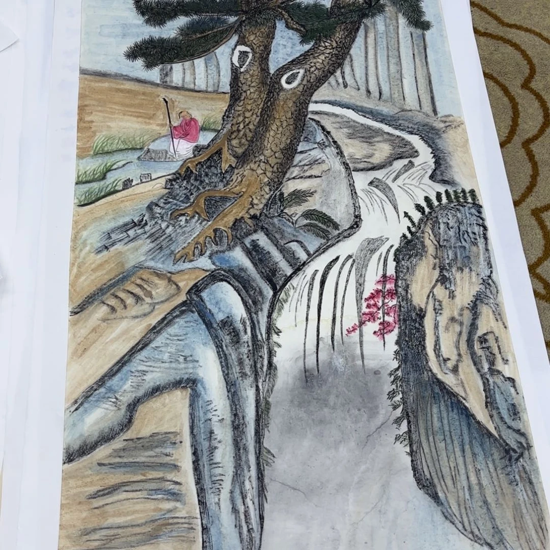 国画国画老师作品刘