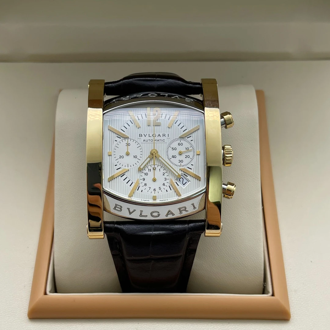 95新 BVLGARI/宝格丽 Assioma系列/A83381/自动机械/表径38*48mm