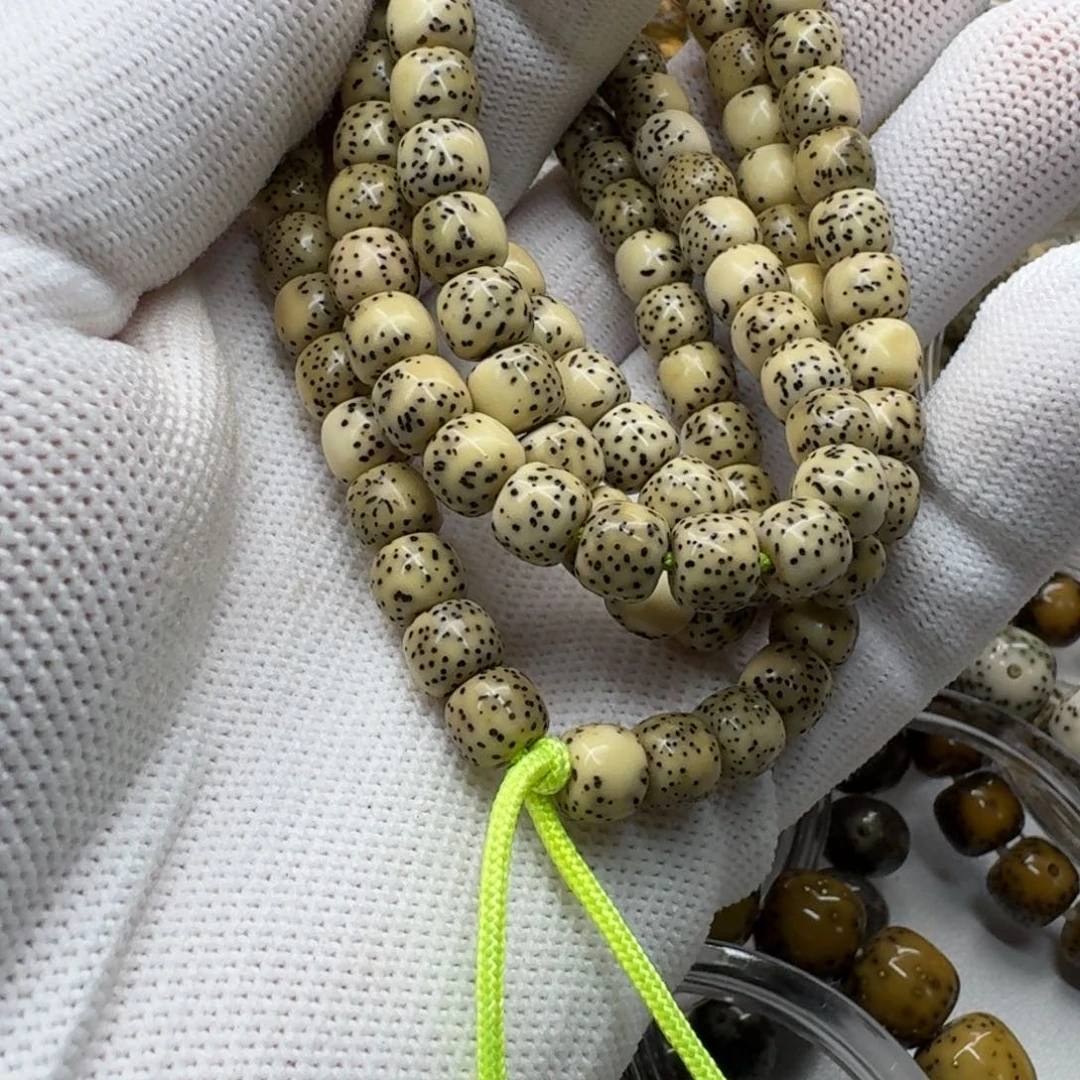 轩***）星月菩提吊坠76河豚大留白