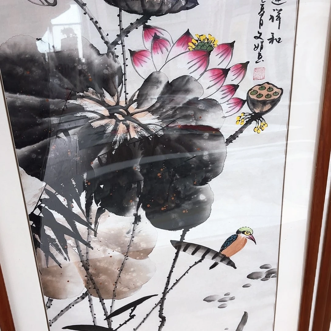 林***鹿国画国画作品展，国画作品