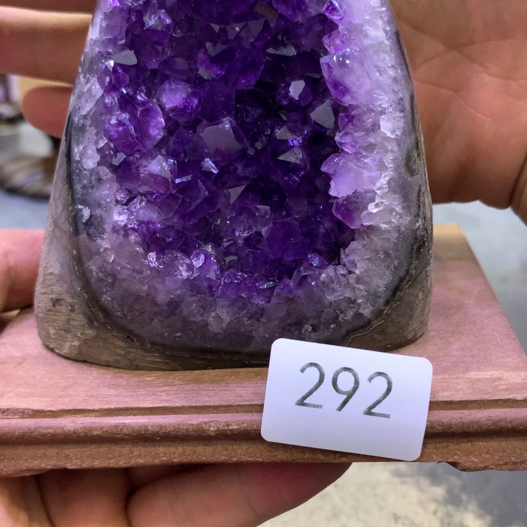水晶珠宝半成品未镶嵌紫晶292