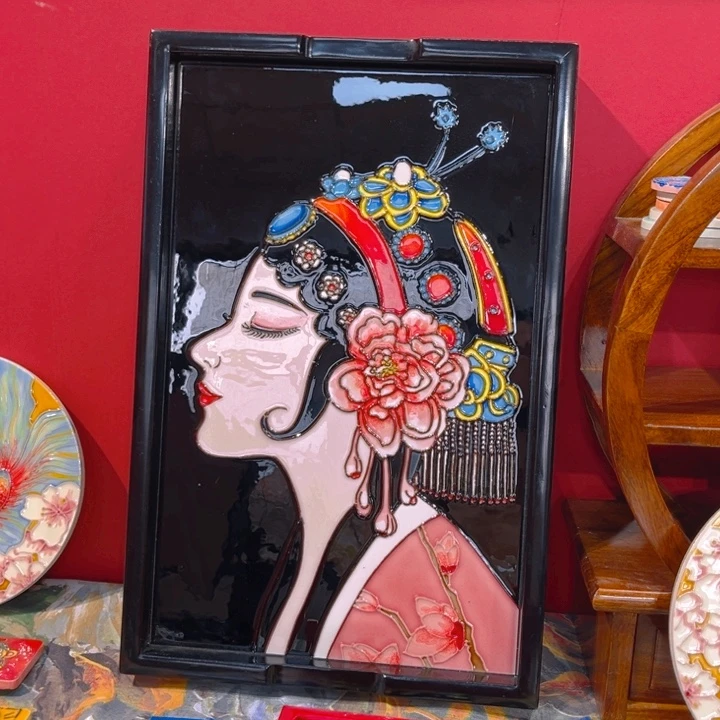 加大款瓷板画艺术作品