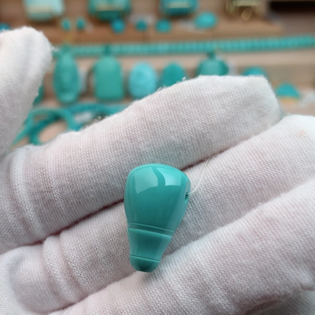 绿松石未镶嵌珠宝奇石11.4mm