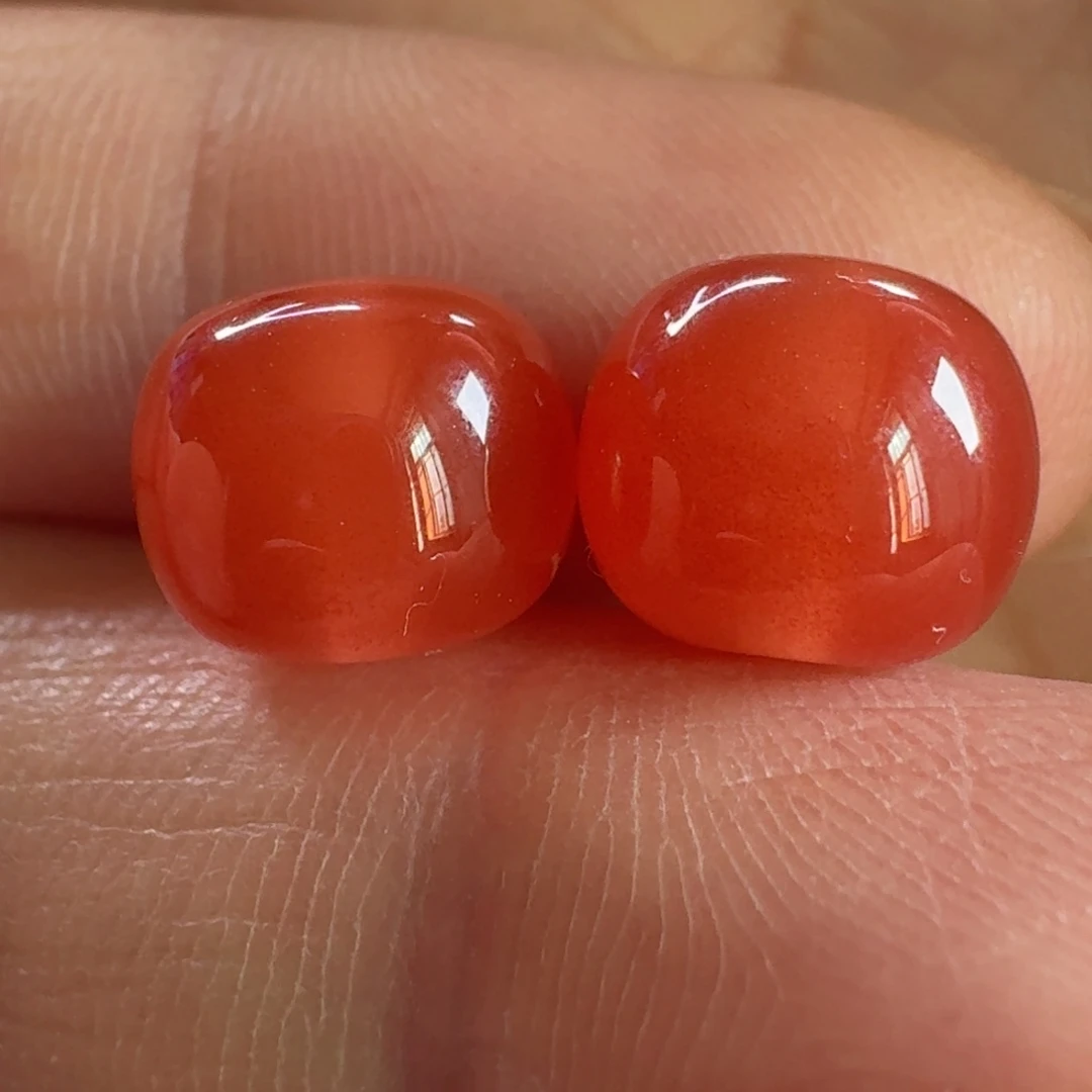 南红玛瑙未镶嵌老型9.3*7.9，9.3*7.8