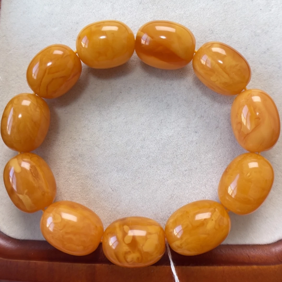 蜜蜡未镶嵌手串蜜蜡