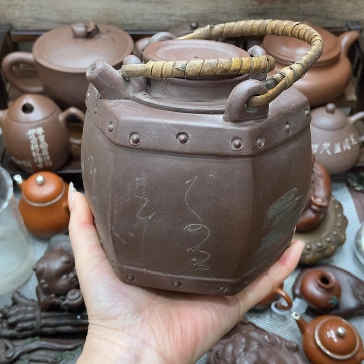 紫砂茶壶银*宜兴紫砂