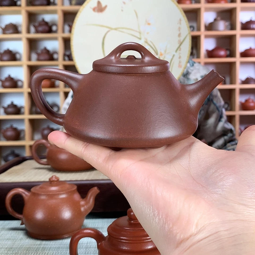 子冶石瓢紫砂紫砂壶手工制作