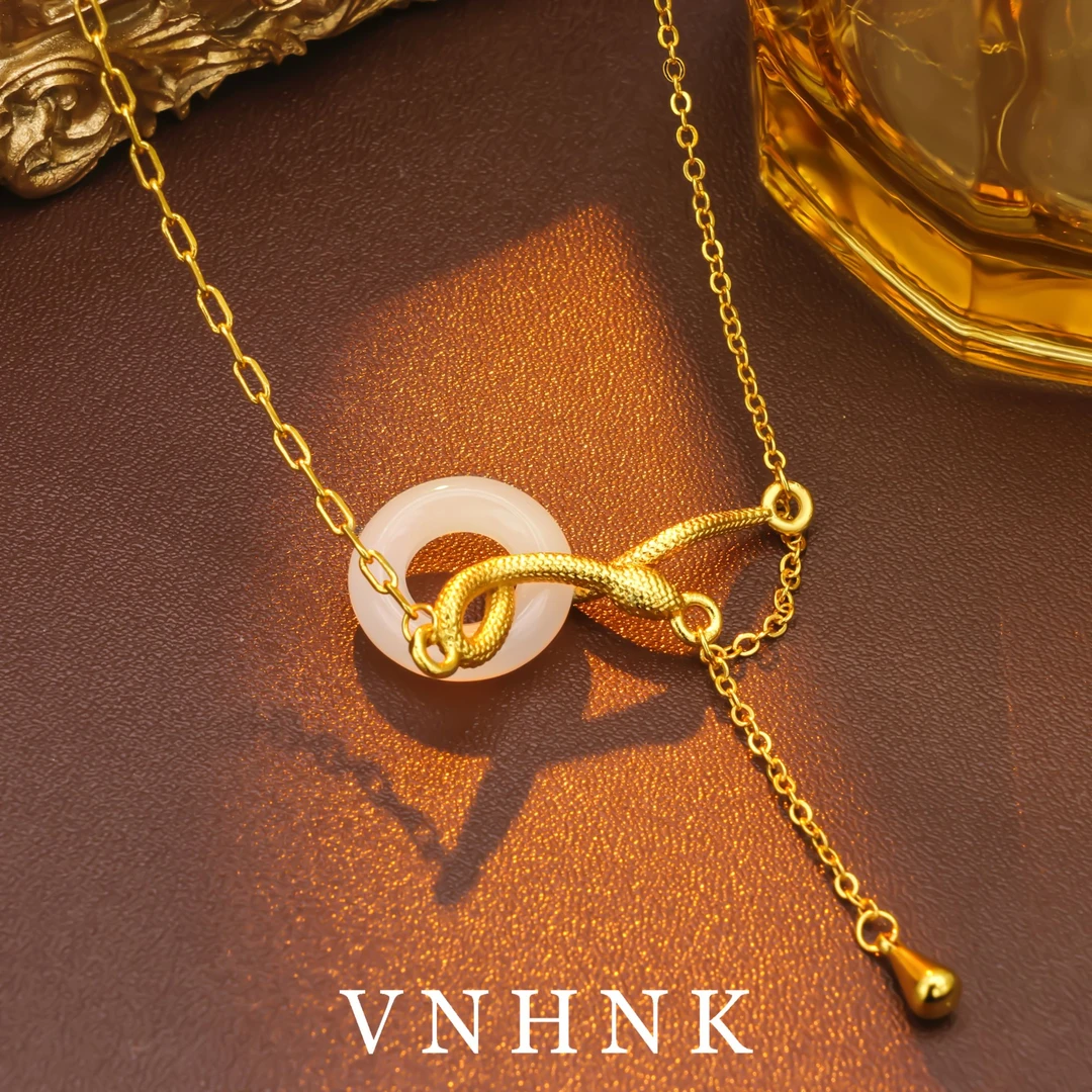 铜合金项链 美可儿   M35   金色(49cm)简约气质百搭项链