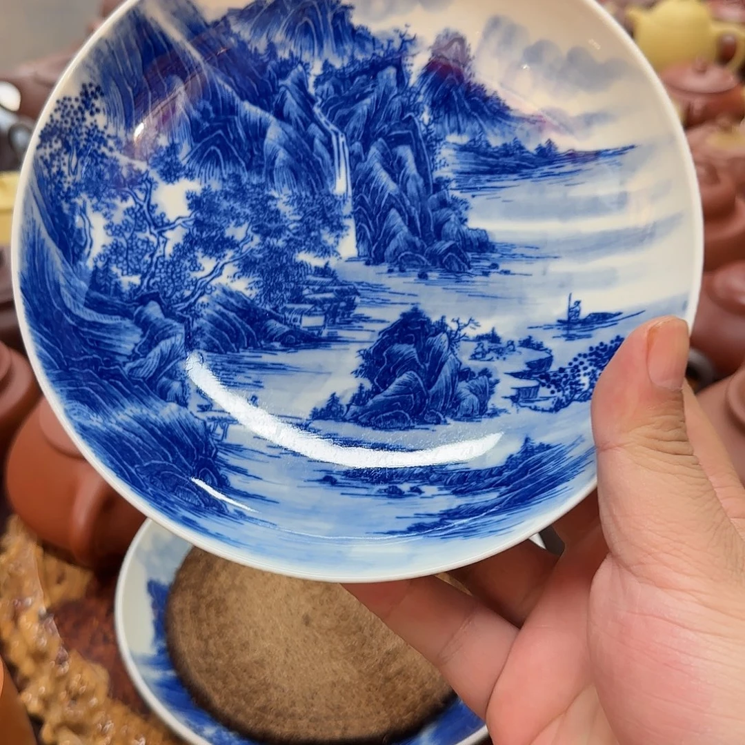 茶壶紫砂山水壶承