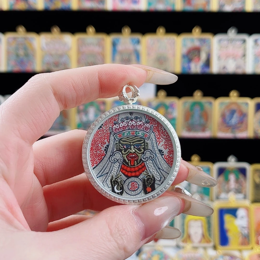 吊坠扎基银唐3.5纯手绘