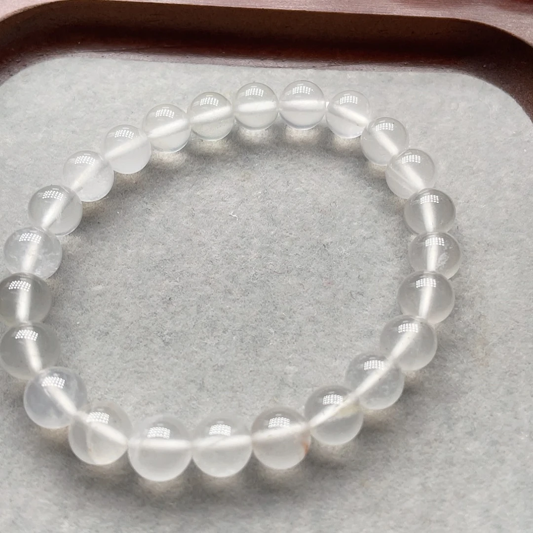 石英质玉未镶嵌手串 微棉微色介意勿牌