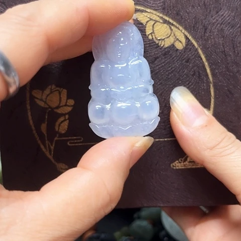翡翠未镶嵌颈饰挂件