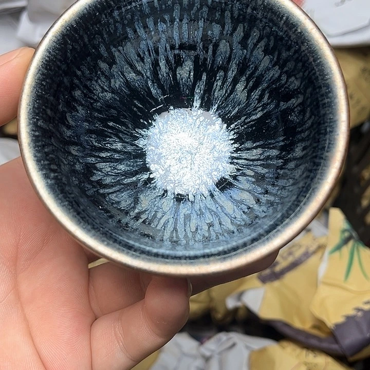 茶盏建盏手握泡茶主人杯