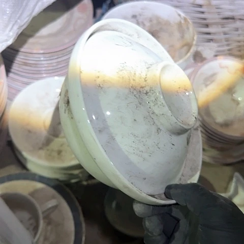 瓷片国营厂库存微瑕16厘米