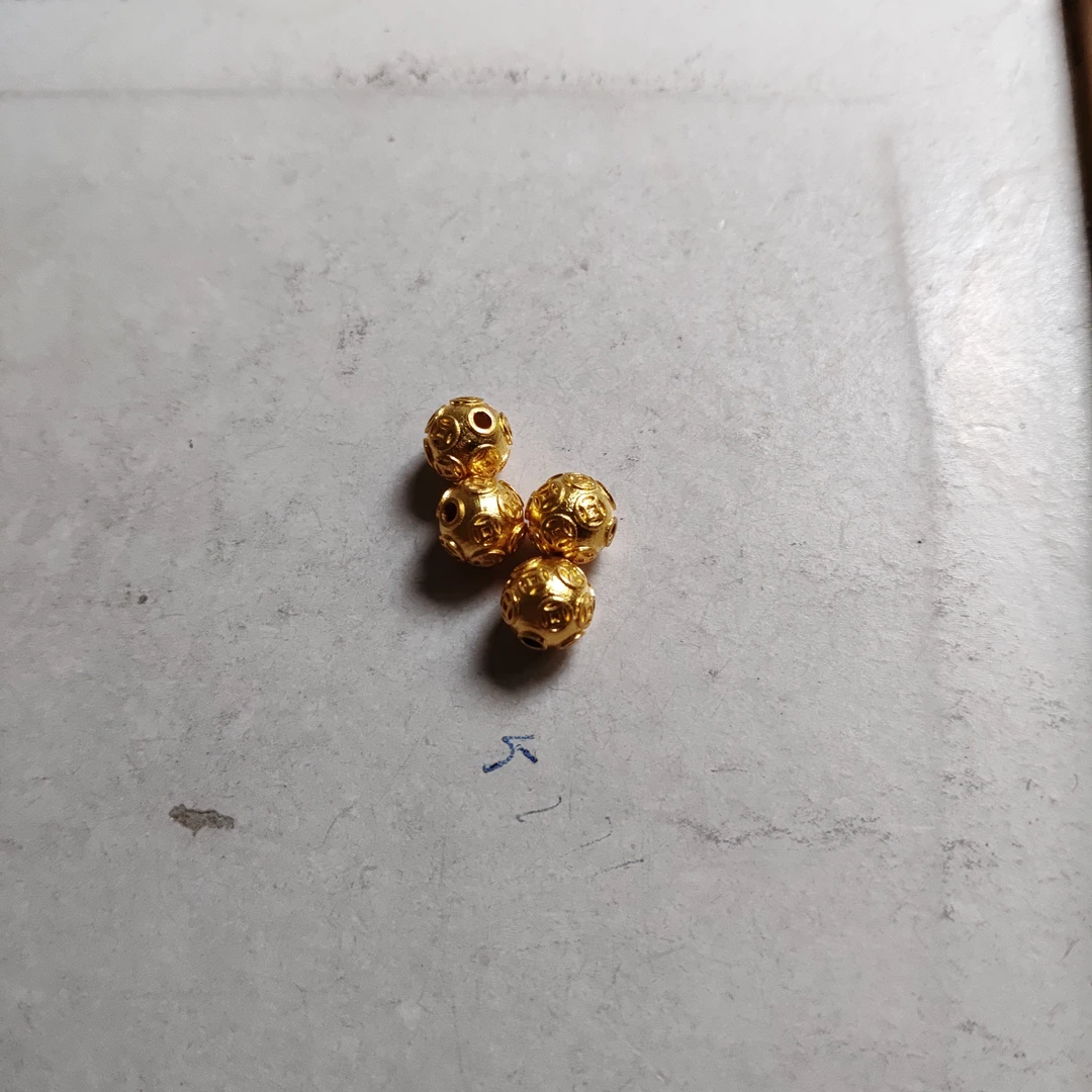 金元宝足金999貔貅珠子首饰