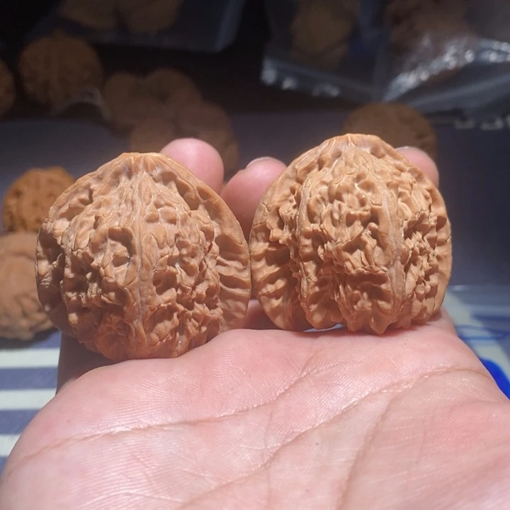 吊坠文玩核桃白狮子