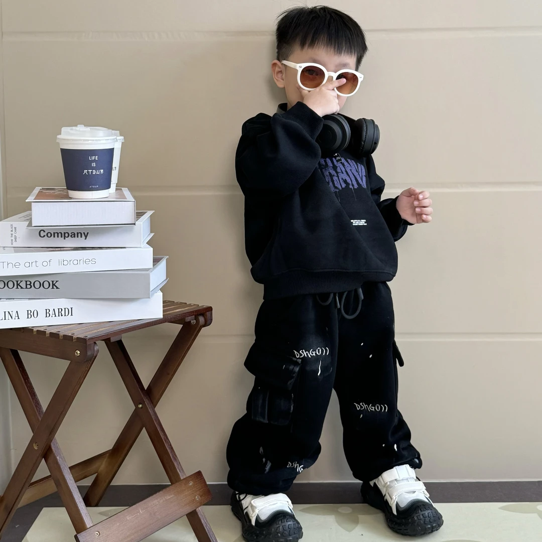 【小怡森品童装】2024时尚百搭儿童男女宝秋冬套装、单件（NO退NO换）