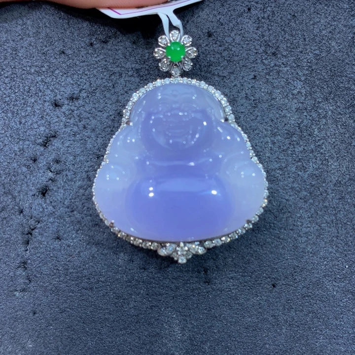 翡翠18K金镶嵌手链翡翠