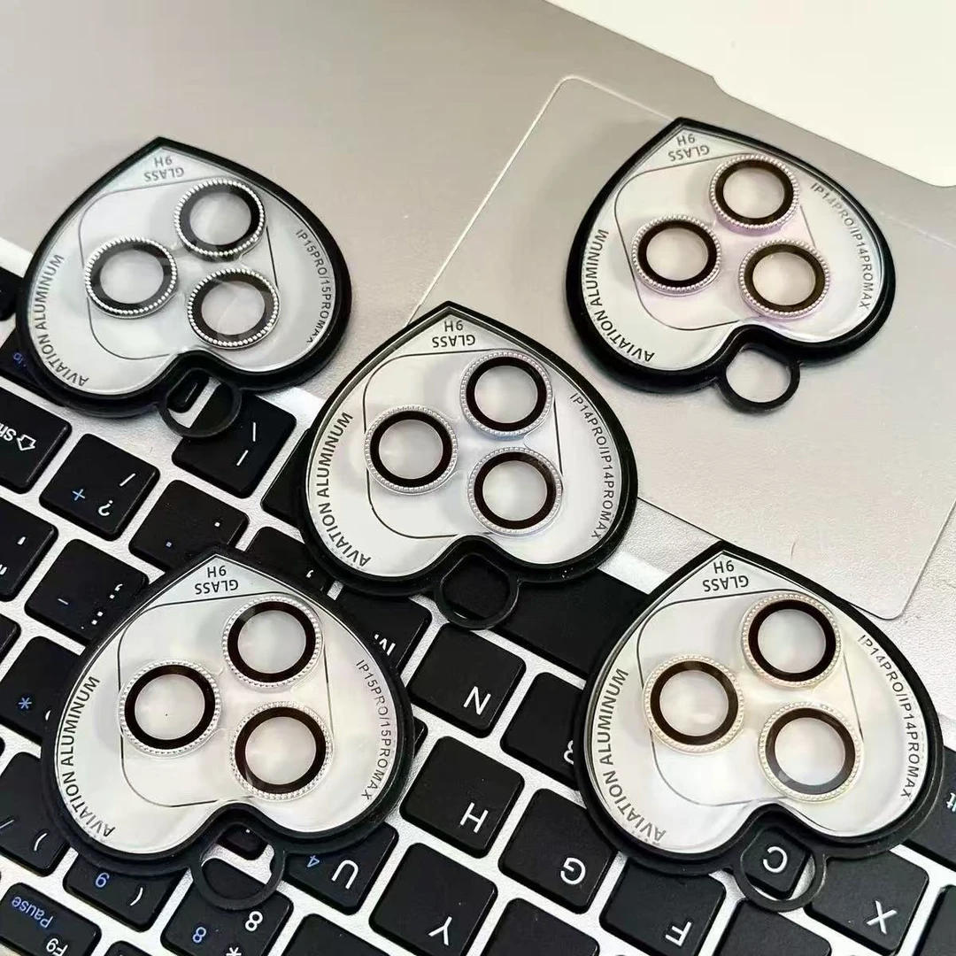 【闪钻镜头膜系列】沙漠金12-17promax适用于苹果手机镜头膜防刮花