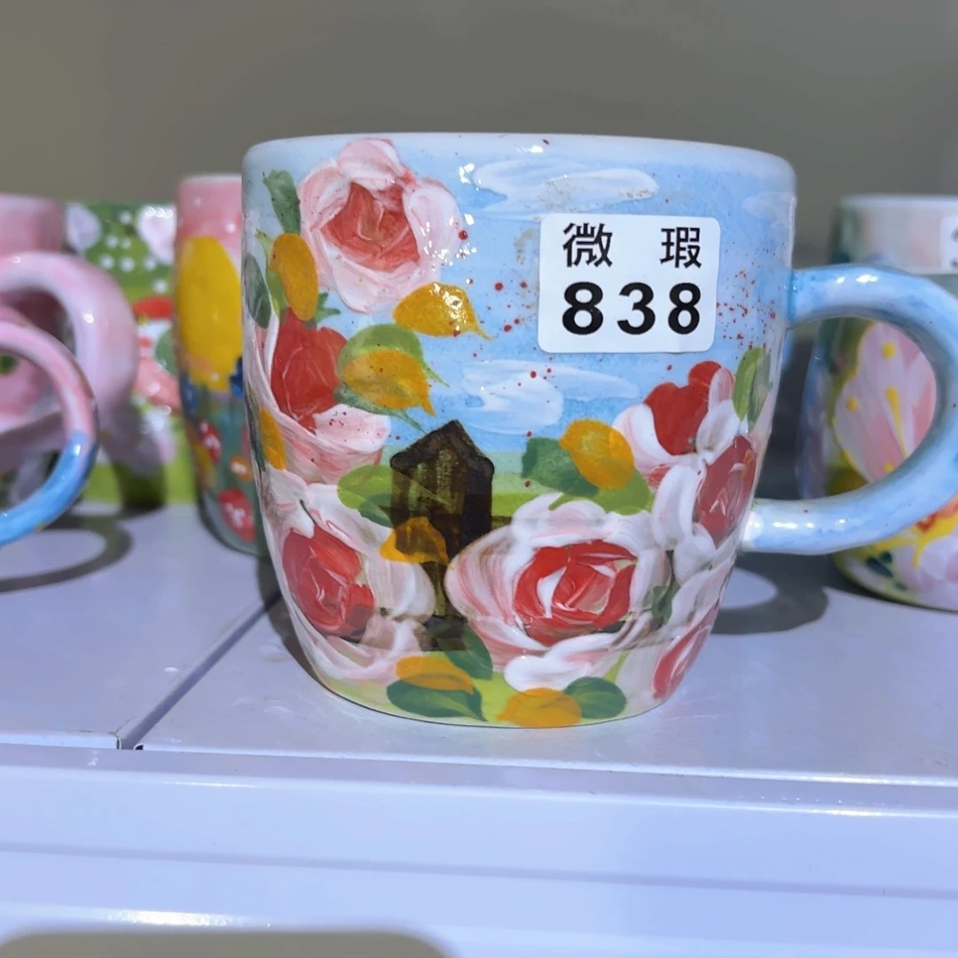 景德镇手绘高温釉下彩陶瓷茶具装饰