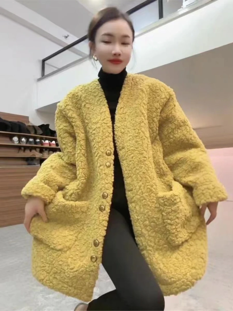 冬季新款轻奢气质加厚宽松显瘦韩版短外套女百搭显瘦