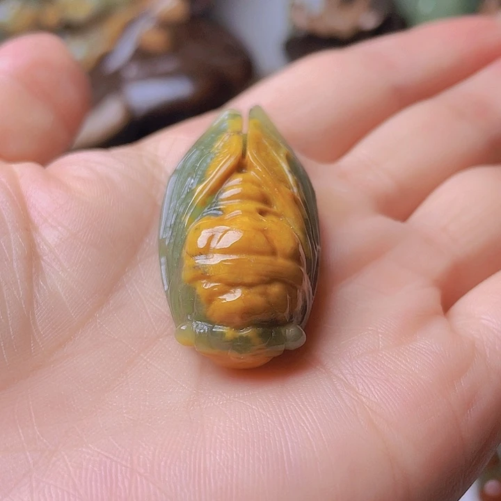 岫岩河磨玉（透闪石质玉）未镶嵌挂件溜*