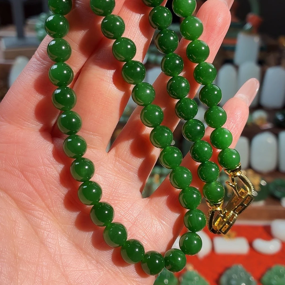 ****光和田玉未镶嵌颈饰