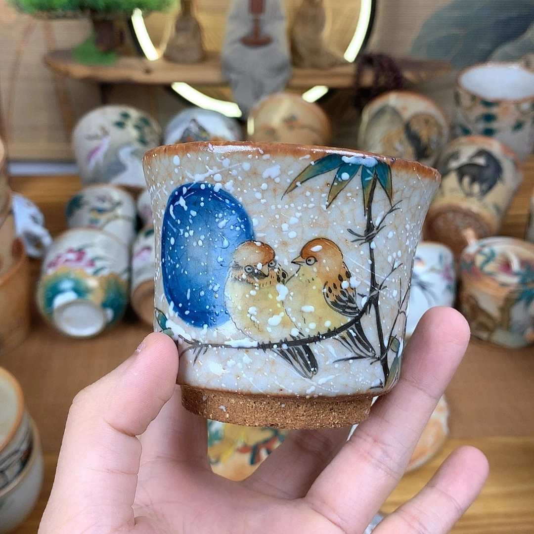 玉***前摆件景德镇陶瓷手作