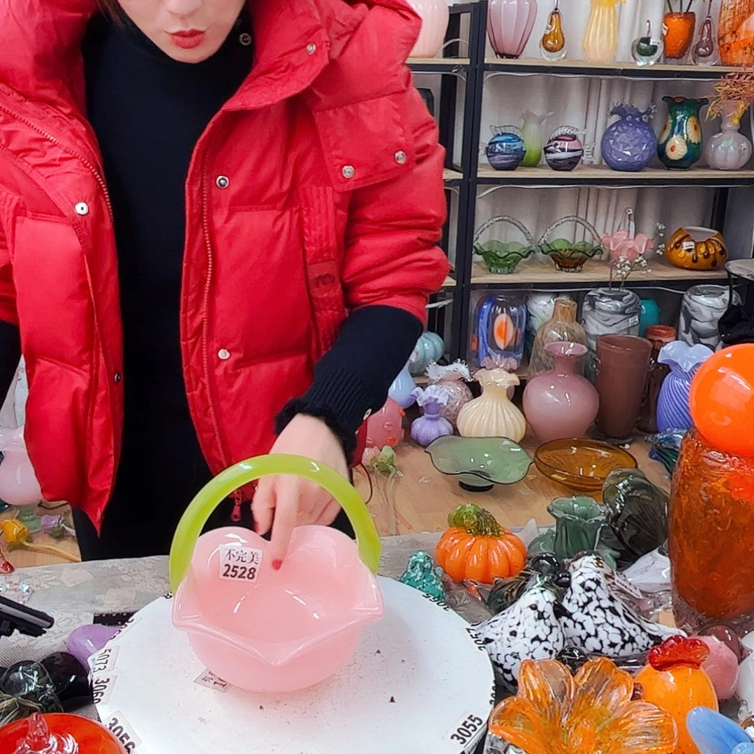 2528果篮不完美家悦琉璃工艺品