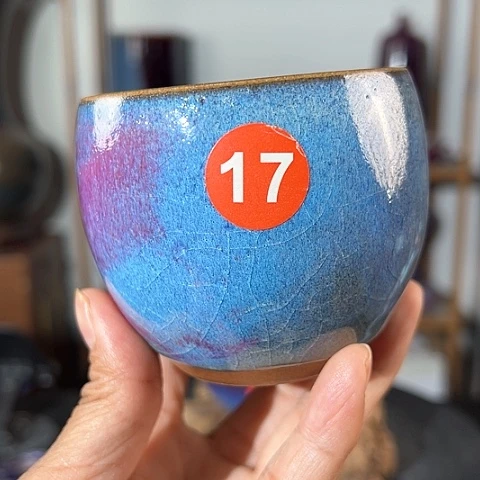 杯奇****3原矿釉手工制作钧瓷