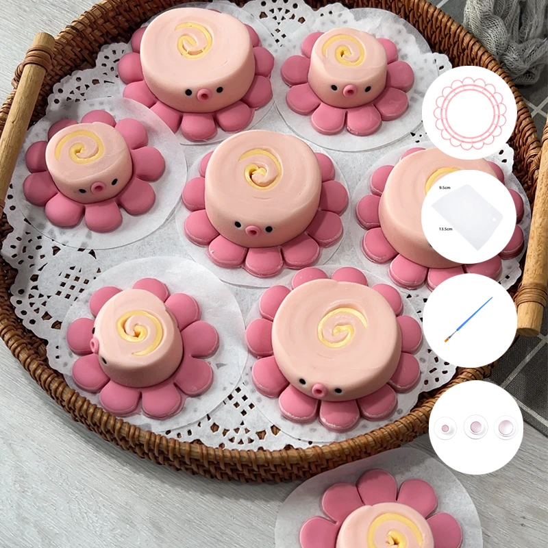 章鱼卷馒头模具DIY烘焙工具