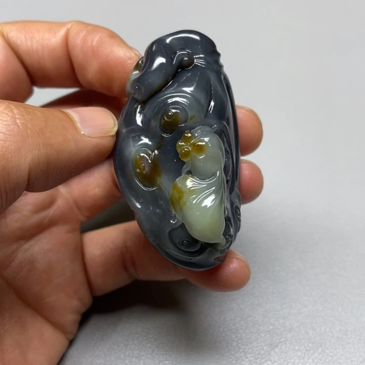 吊坠(不含链)未镶嵌和田玉4***腐