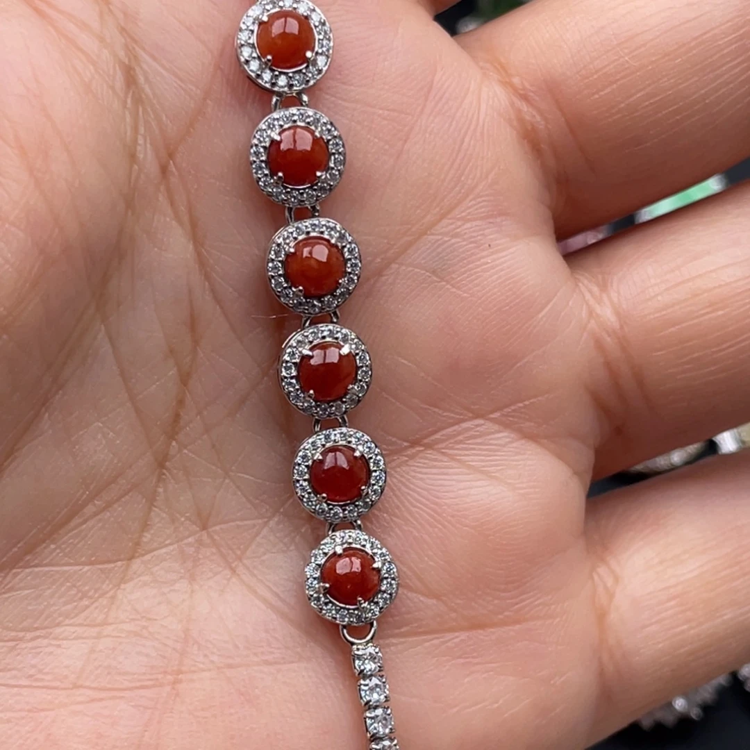 翡翠银S925镶嵌吊坠(不含链)