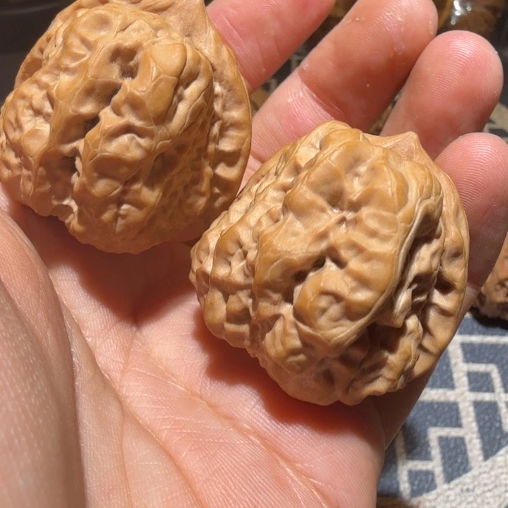 把件猴头核桃三角蛙