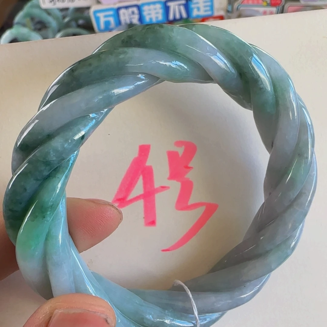 未镶嵌手镯翡翠老坑55